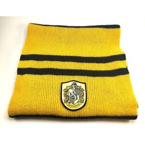 Wizarding World of Harry Potter Scarf Hufflepuff Yellow Wool Hogwarts House